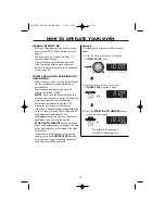 Preview for 12 page of Sharp R-25STM Operation Manual With Cookbook