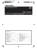 Preview for 1 page of Sharp R-267LST Operation Manual