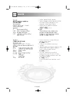 Preview for 116 page of Sharp R-26ST Operation Manual With Cookbook