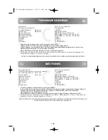 Preview for 180 page of Sharp R-26ST Operation Manual With Cookbook