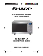 Preview for 1 page of Sharp R-27STM-A Operation Manual With Cookbook