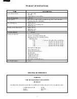 Preview for 4 page of Sharp R-290H Service Manual