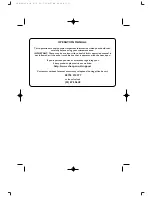 Preview for 2 page of Sharp R-297ST Operation Manual With Cookbook