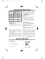 Preview for 9 page of Sharp R-297ST Operation Manual With Cookbook