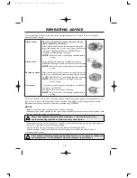 Preview for 20 page of Sharp R-297ST Operation Manual With Cookbook