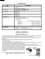 Preview for 6 page of Sharp R-300BW Service Manual