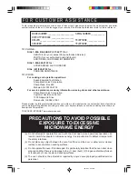 Preview for 2 page of Sharp R-303C Operation Manual