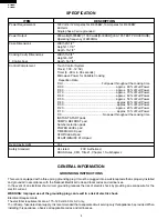 Preview for 6 page of Sharp R-305B-W Service Manual