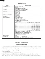 Preview for 6 page of Sharp R-305EW Service Manual