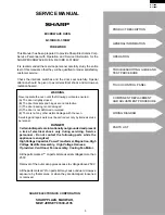 Preview for 5 page of Sharp R-310BK Service Manual