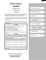 Preview for 5 page of Sharp R-310FK Service Manual