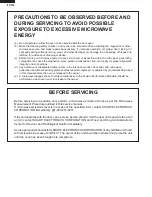 Preview for 2 page of Sharp R-310HK Service Manual