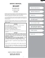 Preview for 5 page of Sharp R-310HK Service Manual