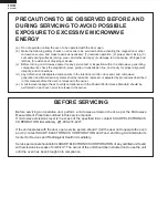 Preview for 2 page of Sharp R-320HK Service Manual