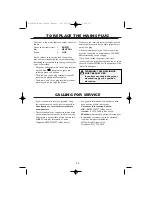 Preview for 27 page of Sharp R-32FBSTM Operation Manual With Cookbook