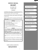 Preview for 5 page of Sharp R-330DK Service Manual