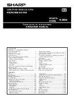 Sharp R-340A Operation Manual preview