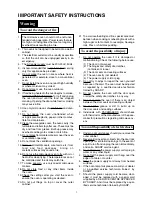 Preview for 2 page of Sharp R-342E Operation Manual And Cooking Manual