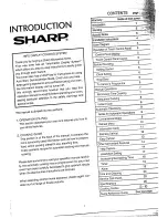 Preview for 2 page of Sharp R-350D Operation Manual And Cookbook