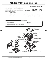 Preview for 35 page of Sharp R-351NW Service Manual