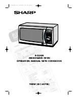 Preview for 1 page of Sharp R-354M Operation Manual With Cookbook