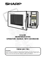 Preview for 1 page of Sharp R-362M Operation Manual With Cookbook