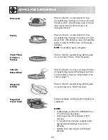 Preview for 25 page of Sharp R-362M Operation Manual With Cookbook