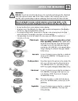 Preview for 26 page of Sharp R-362M Operation Manual With Cookbook