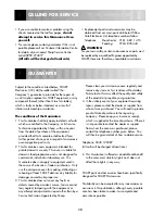 Preview for 29 page of Sharp R-362M Operation Manual With Cookbook