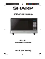 Sharp R-371 Operation Manual preview