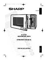 Sharp R-3730 Operation Manual preview