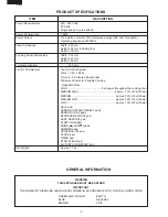 Preview for 4 page of Sharp R-380D Service Manual