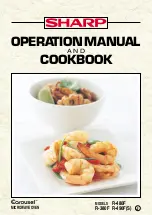 Preview for 1 page of Sharp R-380F Operation Manual With Cookbook