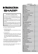 Preview for 3 page of Sharp R-380F Operation Manual With Cookbook