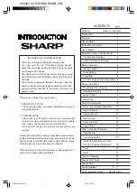 Preview for 3 page of Sharp R-380H Operation Manual With Cookbook