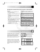 Preview for 7 page of Sharp R-393M Operation Manual With Cookbook