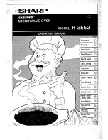 Sharp R-3E52 Operation Manual preview