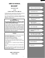 Preview for 3 page of Sharp R-3S68 Service Manual