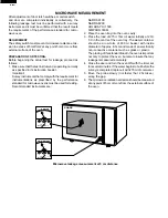 Preview for 2 page of Sharp R-3V97 Service Manual