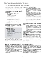 Preview for 7 page of Sharp R-401F Operation Manual