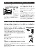 Предварительный просмотр 5 страницы Sharp R-402F Operation Manual