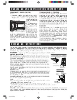 Предварительный просмотр 5 страницы Sharp R-403J Operation Manual