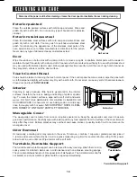 Предварительный просмотр 20 страницы Sharp R-405H Operation Manual