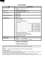 Preview for 6 page of Sharp R-408DW Service Manual