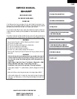 Preview for 5 page of Sharp R-409HK Service Manual