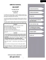 Preview for 5 page of Sharp R-410FK Service Manual