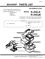 Предварительный просмотр 33 страницы Sharp R-410LK Service Manual