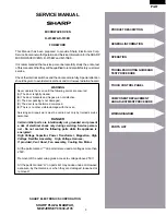 Preview for 5 page of Sharp R-415EW Service Manual