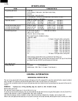 Preview for 6 page of Sharp R-415EW Service Manual