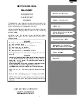 Preview for 5 page of Sharp R-420CK Service Manual